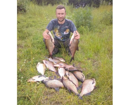 Удачная фидерная рыбалка в Марьино