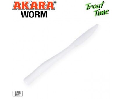 Силиконовая приманка Akara Trout Time Worm цвет 02T