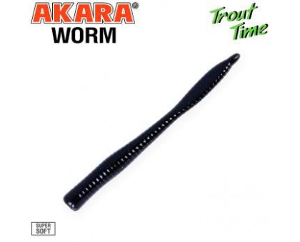 Силиконовая приманка Akara Trout Time Worm цвет 422