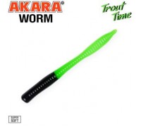 Силиконовая приманка Akara Trout Time Worm цвет 455