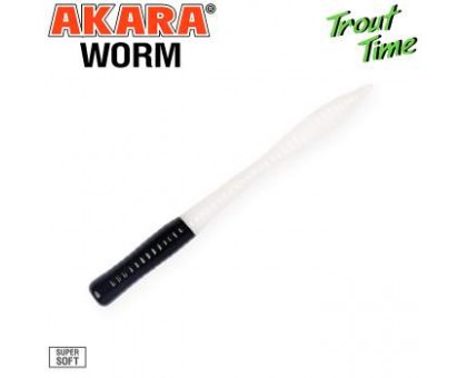 Силиконовая приманка Akara Trout Time Worm цвет 456