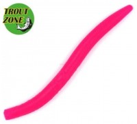 Мягкая приманка TROUT ZONE Wake Worm 2 3,2" цвет розовый 3