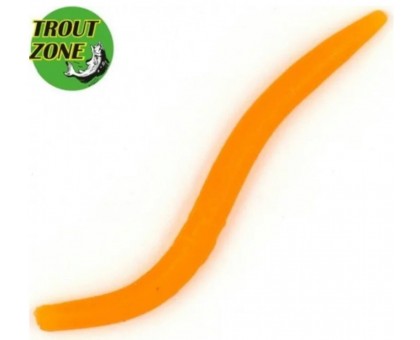 Мягкая приманка TROUT ZONE Wake Worm 2 3,2" цвет оранжевый 1