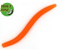 Мягкая приманка TROUT ZONE Wake Worm 2 3,2" цвет оранжевый 2