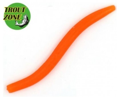 Мягкая приманка TROUT ZONE Wake Worm 2 3,2" цвет оранжевый 2