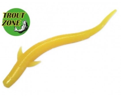 Силиконовая приманка Trout Zone Vyun 3" цвет желтый
