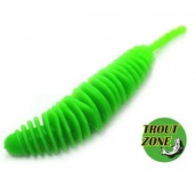 Силиконовая приманка Trout Zone Plamp 2,5" цвет зеленый