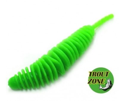 Силиконовая приманка Trout Zone Plamp 2,5" цвет зеленый