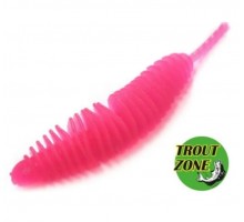 Силиконовая приманка Trout Zone Plamp 2,5" цвет розовый