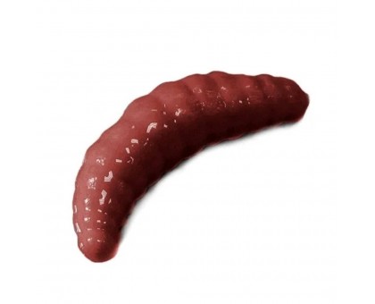 Силиконовая приманка Trout Zone Maggot 1,6" цвет красно-коричневый