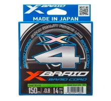 Плетёный шнур YGK X-Braid Braid Cord PE X4 #0,3