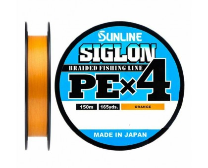Плетеный шнур SUNLINE SIGLON PE x4 #0,4 ORANGE