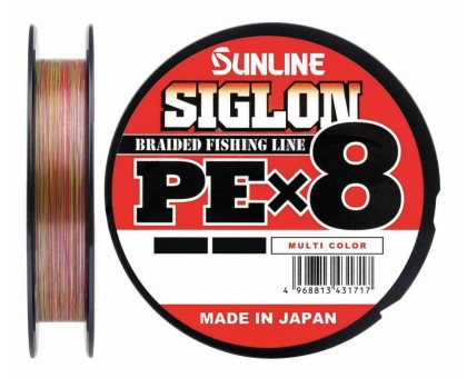 Плетеный шнур SUNLINE SIGLON PE x8 Multicolor #0.6