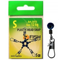 Застёжка Fish Season Plastic Head Snap S