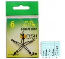 Вертлюжки с застёжкой Fish Season №10 T-Shape Snap