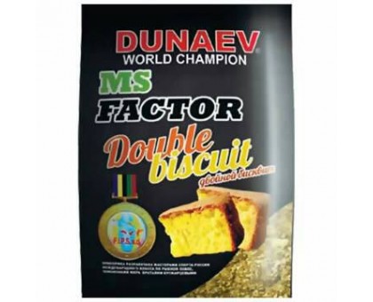 Прикормка DUNAEV MS FACTOR двойной бисквит