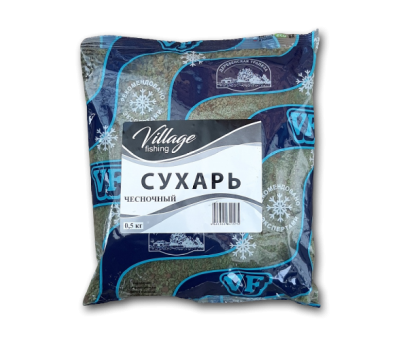 Сухарь панировочный Деревенская Трапеза 0.5 кг Чеснок