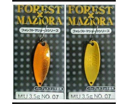 Блесна колеблющаяся Forest Miu 3,5 гр Maziora цвет 07
