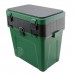 Ящик для зимней рыбалки ТРИ КИТА 4x4 зеленый